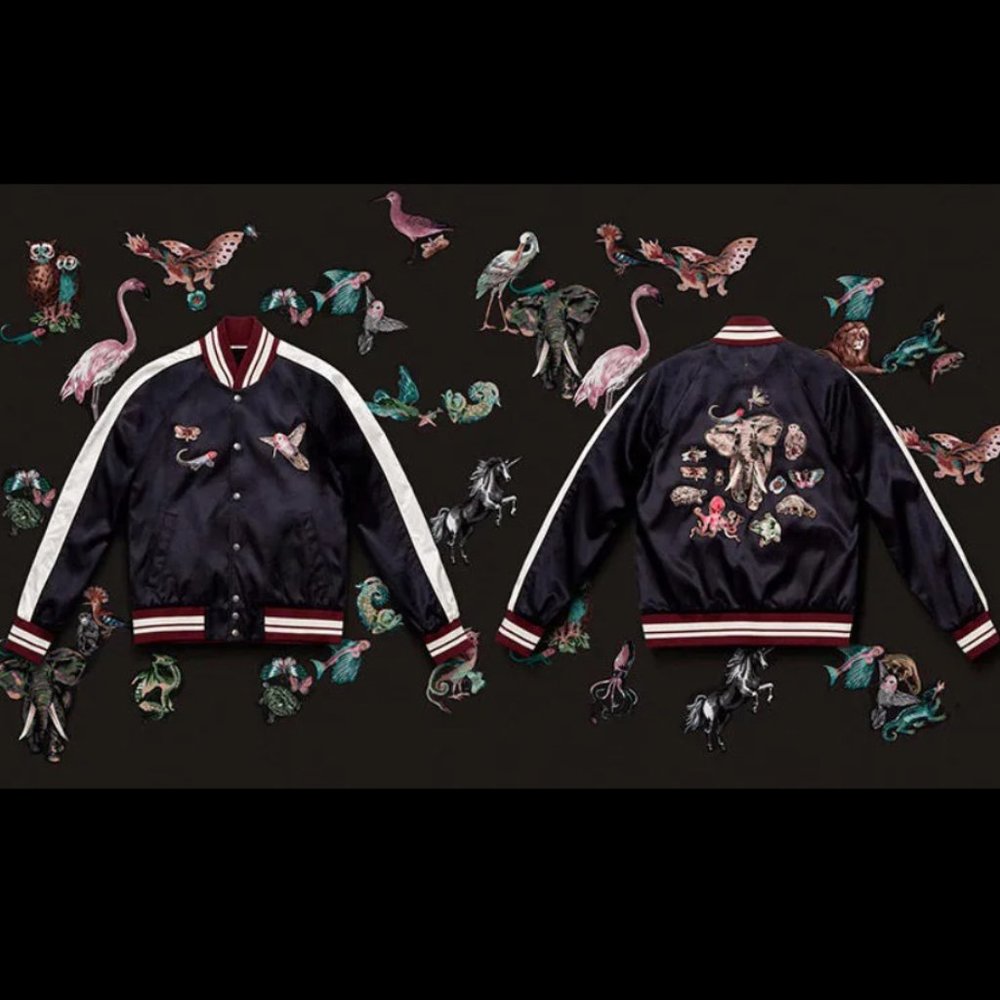 The Valentino Souvenir Jackets collection for the Spring/Summer 2016 season.
